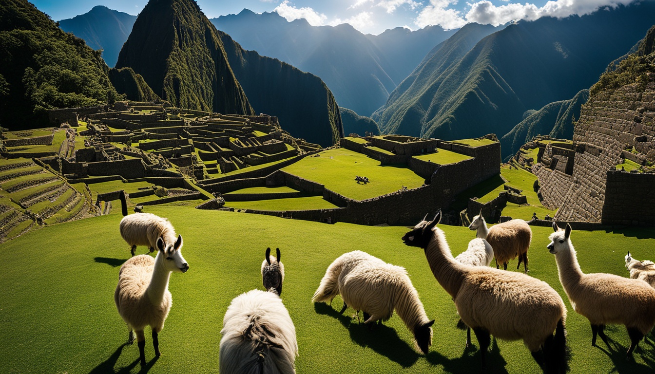 Machu Picchu in summer season