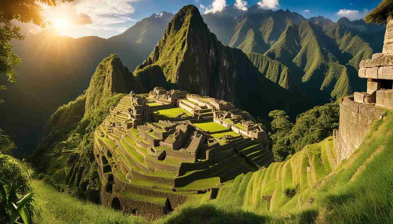 Machu Picchu in summer Machu Picchu in summer